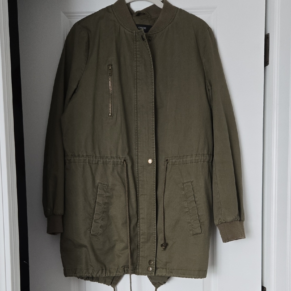 Forever 21 Khaki Utility Jacket